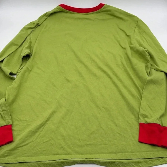 Dr Seuss THE GRINCH Mens Christmas Holiday MERRY WHATEVER PJ Pajama Top Size XL - Picture 6 of 7